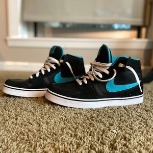 Nike Men’s Rukus Hightop - Black & Turquoise